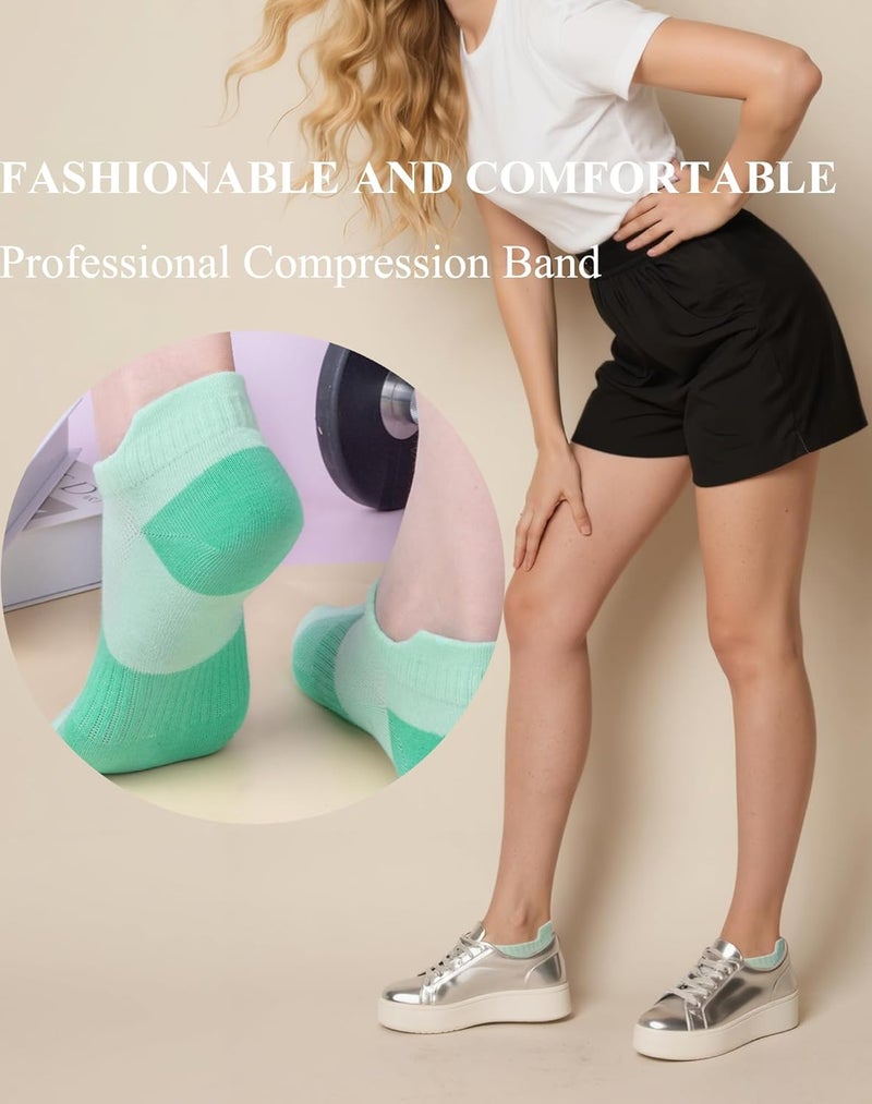 Darller 6 Pairs Ankle Socks for Women - Lightweight Low Cut No Show Casual Cotton Socks Breathable - Image 5